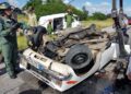 Imagen de archivo de accidente de tránsito en Cuba. Foto: Telecubanacán / Archivo.