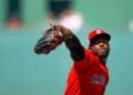 Aroldis Chapman ha sido el rey absoluto de la velocidad en Grandes Ligas desde 2010 hasta la fecha. Foto: Boston Red Sox.