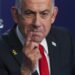 Benjamin Netanyahu durante una conferencia de prensa, mayo de 2025. Foto: RONEN ZVULUN / POOL/EFE/EPA.