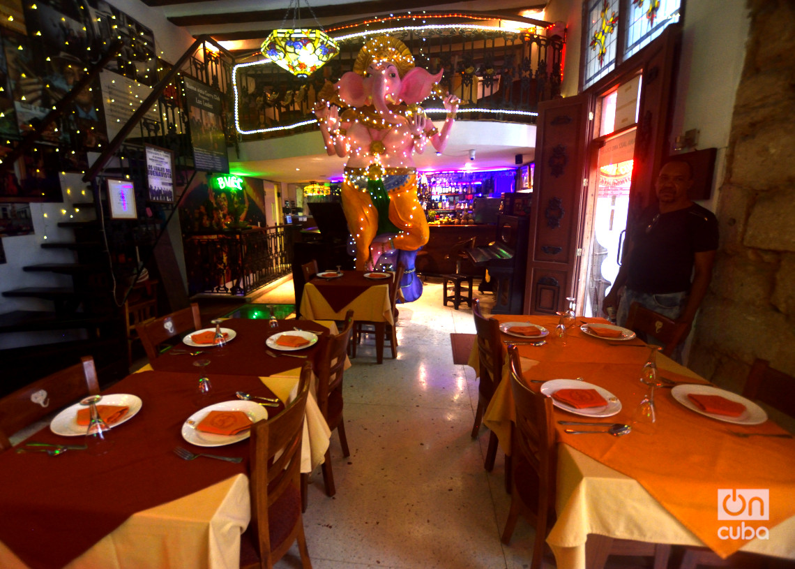 Restaurante Buena Vista Curry Club, en La Habana Vieja. Foto: Otmaro Rodríguez.