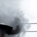 El humo negro: no hay papa todavía. Foto: Vatican News.