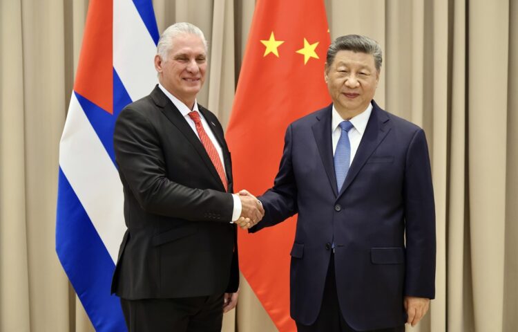 Díaz-Canel_Xi Cuba China
