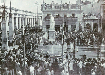 José Vilalta Saavedra se comprometió a ejecutar la escultura  al ingeniero Francisco de Albear en La Habana “por el honor y no por el interés”