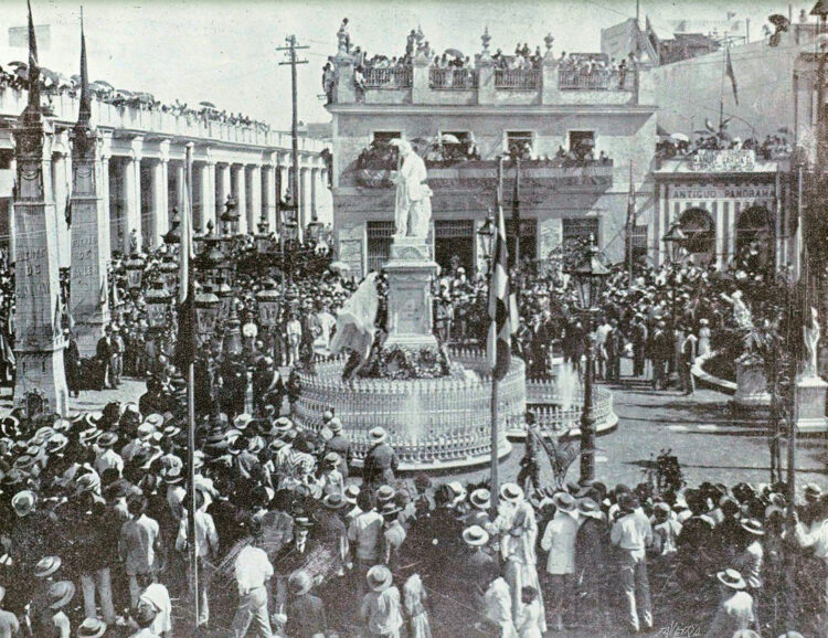José Vilalta Saavedra se comprometió a ejecutar la escultura  al ingeniero Francisco de Albear en La Habana “por el honor y no por el interés”