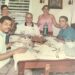 "Tomó café en casa de María Aurora Benítez una pobladora que perdió el techo", escribió el investigador Julio César González Pagés. Foto: Arzobispado de Santiago de Cuba