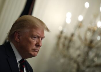 El presidente Trump en la Casa Blanca. Foto: EFE/Pool.
