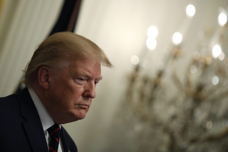 El presidente Trump en la Casa Blanca. Foto: EFE/Pool.
