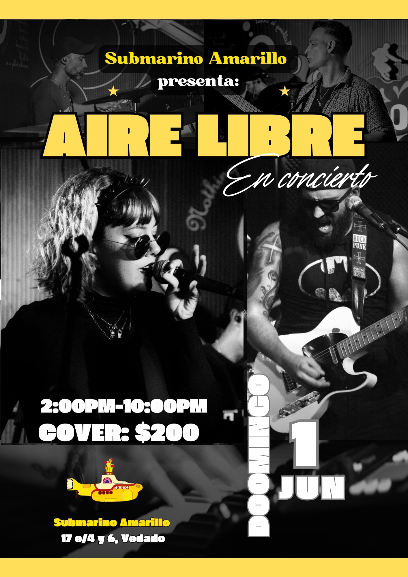aire libre submarino amarillo