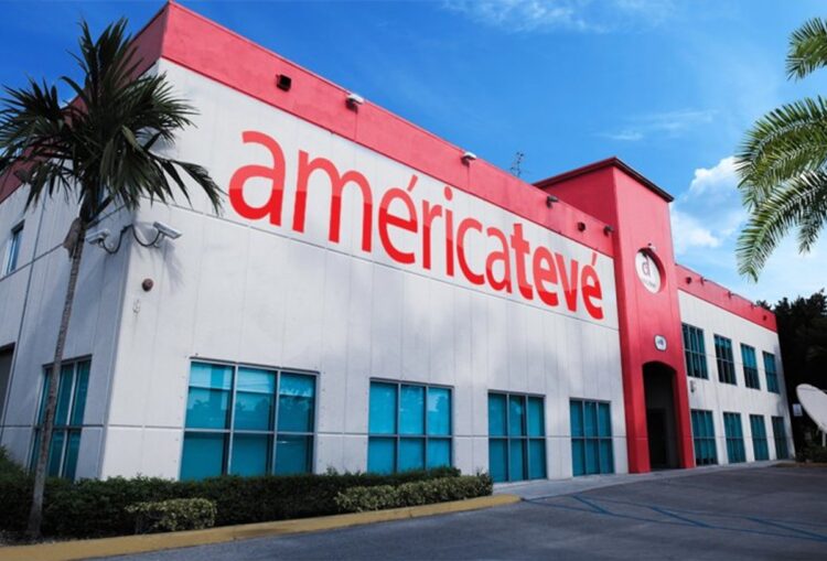 Sede de la televisora America Teve, en Miami. Foto: Tomada de Café Fuerte.