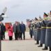 San Petersburgo es la primera parada de esta visita oficial. Díaz-Canel y Lis Cuesta, durante el recibimiento. Foto: Presidencia Cuba