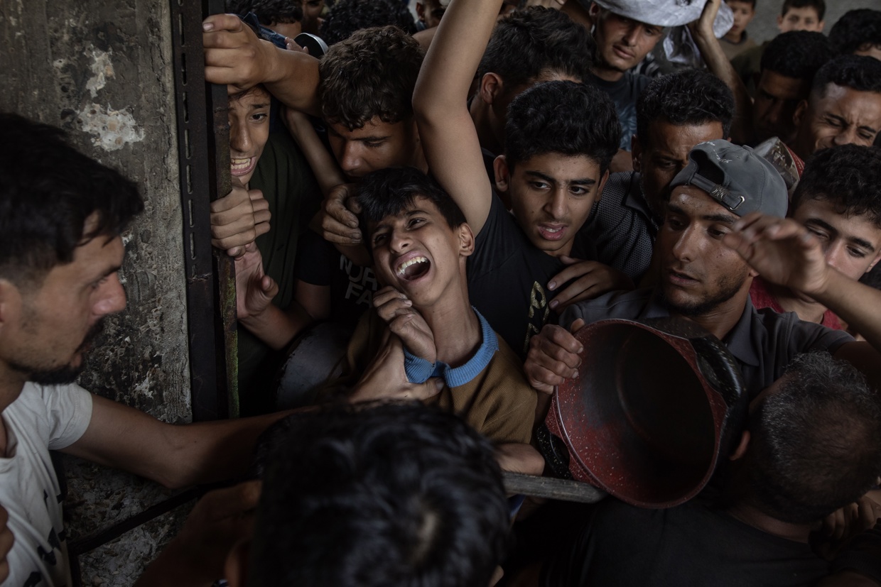 hambre Gaza Israel