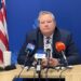 Encargado de Negocios de la Embajada de EEUU en Cuba, Mike Hammer. Foto: Captura de pantalla de conferencia de prensa en Miami (23 de mayo de 2025).