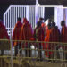 Inmigrantes subsaharianos que intentaban llegar a Lanzarote en una patera. Foto: EFE/ Adriel Perdomo.