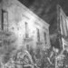 Litografía del incendio de la ferretería de Isasi, la noche del 17 de mayo de 1890. Foto: Archivo del autor.