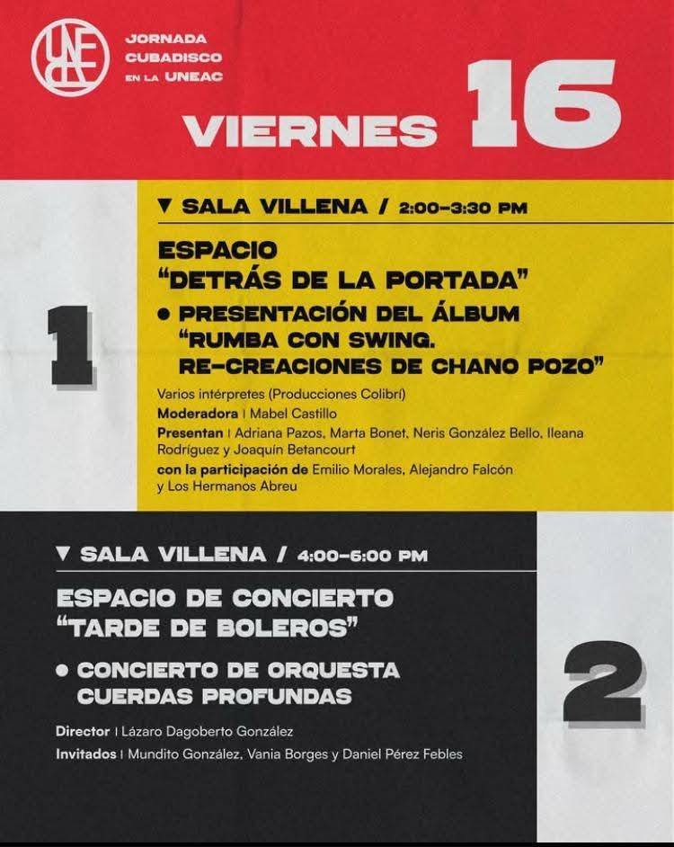 jornada cubadisco viernes 16