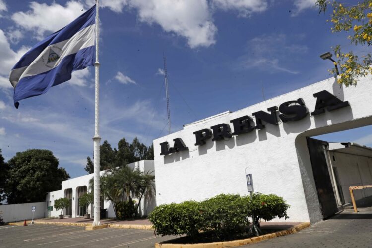 Fachada del diario La Prensa en Managua. Foto: Jorge Torres/EFE/ARCHIVO