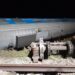 Tren de pasajeros descarrilado en Camagüey, en la noche del 27 de mayo de 2025. Foto: Tomada del perfil de Facebook de Eduardo Rodríguez Dávila.