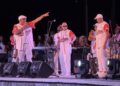 La orquesta Los Van Van en el concierto de clausura de las Romerías de Mayo 2025, en Holguín. Foto: Tomada del perfil de Facebook de las Romerías de Mayo.