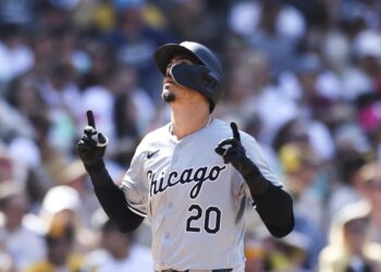 El cubano Miguel Antonio Vargas, de los Chicago White Sox en la MLB. Foto: Captura de video de MLB.com / Archivo.