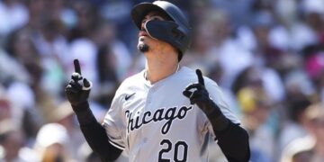 El cubano Miguel Antonio Vargas, de los Chicago White Sox en la MLB. Foto: Captura de video de MLB.com / Archivo.