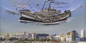 “House of the Rising Sun”, 2024. Óleo sobre lienzo,  200 x 150 cm.