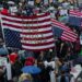 Bajo el lema "NO tenemos reyes" se protestó en todo Estados Unidos, incluida Nueva York.  Foto: OLGA FEDOROVA/EFE/EPA.