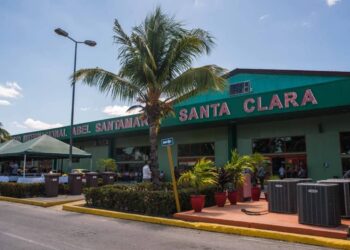 Aeropuerto Internacional Abel Santamaría, de Santa Clara. Foto: Facebook/Eduardo Rodríguez Dávila.