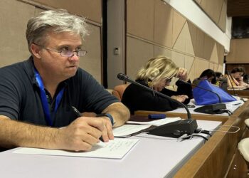El activista David Swanson en La Habana en enero de 2025. Foto: httpsworldbeyondwar.org