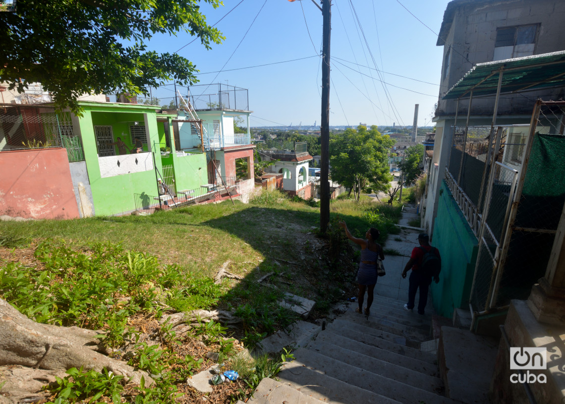 Las Escaleras, en Lawton. Foto: Otmaro Rodríguez.