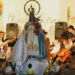 Grupos musicales amenizan cada año los festejos, en Los Alares, Fuerteventura, en homenaje a la Virgen de la Caridad del Cobre.