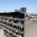 Un edificio del complejo hospitalario Soroka resultó dañado tras el impacto de un misil iraní en Beer Sheva, sur de Israel, este 20 de junio. Foto: ABIR SULTAN/EFE/EPA.