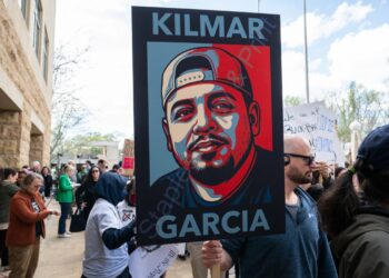 Imagen de Kilmar Ábrego García, el inmigrante salvadoreño deportado por "un error administrativo" del Gobierno de Estados Unidos. Foto: EFE/ Annabelle Gordon.
