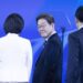 Lee Jae-myung (C)  en la ceremonia de asunción. Foto: JEON HEON-KYUN/EFE/EPA.