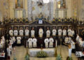 Misa de acción de gracias en la Catedral de La Habana por el inicio del papado de León XIV, el 4 de junio de 2025. Foto: Otmaro Rodríguez.
