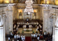Misa de acción de gracias en la Catedral de La Habana por el inicio del papado de León XIV, el 4 de junio de 2025. Foto: Otmaro Rodríguez.