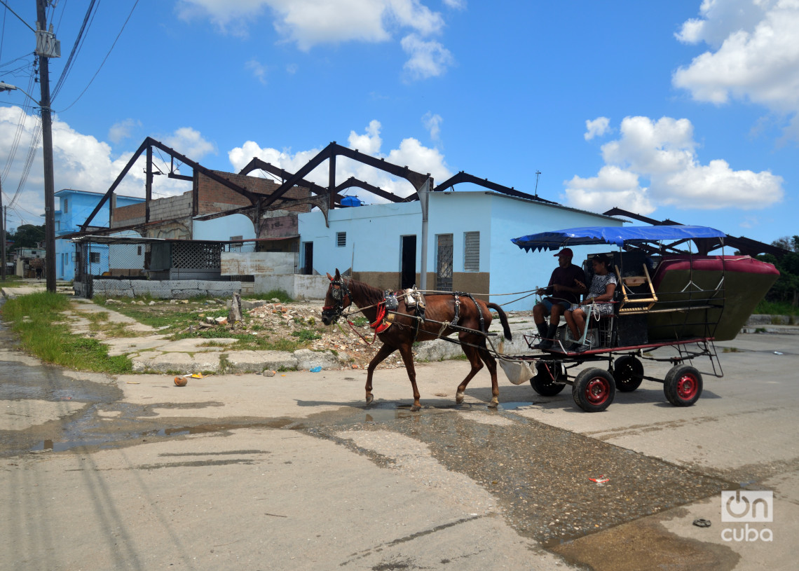 Antiguo paradero de ómnibus de la Ruta 1, en Párraga. Foto: Otmaro Rodríguez