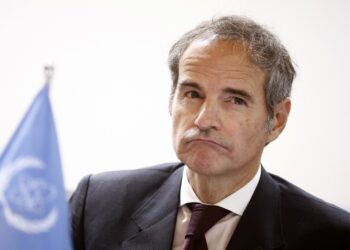 Rafael Grossi, director general del Organismo Internacional de la Energía Atómica (OIEA). Foto: YOAN VALAT/EFE/EPA.