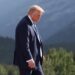 El presidente Donald Trump  durante la Cumbre del G7 en el campo de golf Kananaskis Country, en Alberta, Canadá, el 16 de junio de 2025. Foto: EFE/EPA/SUZANNE PLUNKETT . POOL