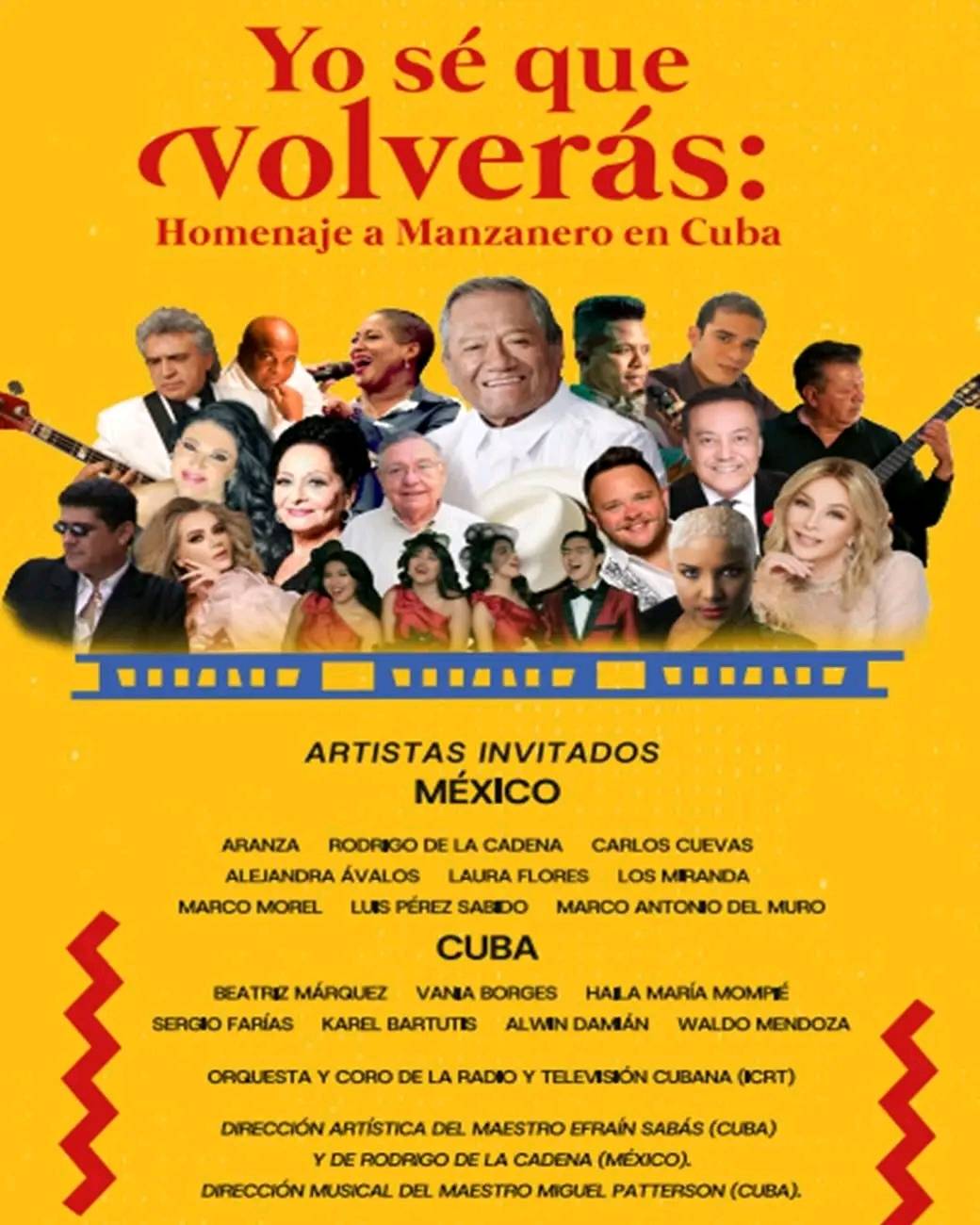 Yo sé que volverás Homenaje a Manzanero en Cuba