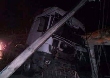 El accidente se produjo cuando una rastra perdió el control y se abalanzó contra un grupo de personas. Foto; Tomada de Guerrillero.