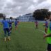 Entrenamiento de la selección cubana de fútbol en el estadio Antonio Maceo de Santiago de Cuba, de cara al partido frente a Bermudas en busca de avanzar en las eliminatorias mundialistas. Foto: Tomada del perfil de Facebook de la Asociación de Fútbol de Cuba.