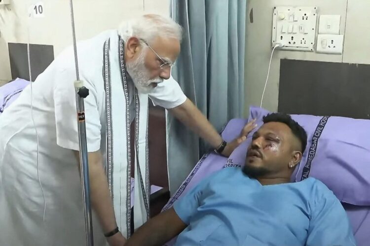 Kumar Ramesh recibió este viernes la visita del primer ministro indio, Narendra Modi. Foto: @Agencia_Andina