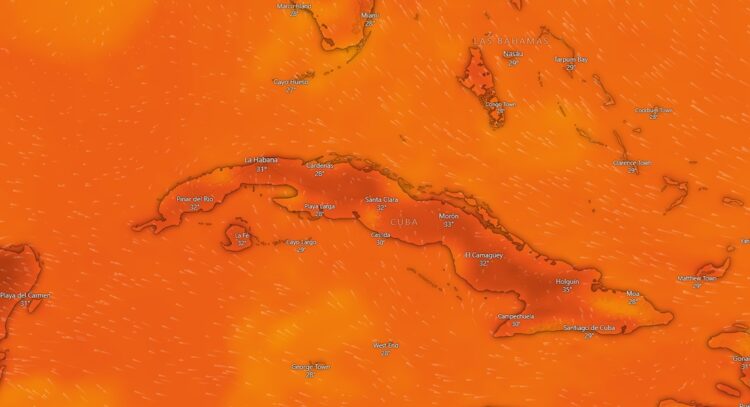 lluvia calor Cuba