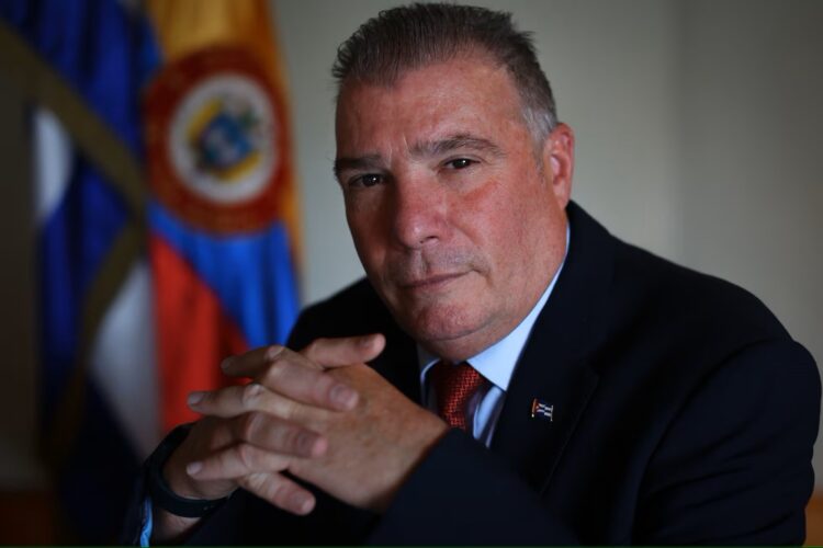 Juan Carlos García Granda en Bogotá, Colombia. Foto: Andrés Galeano/El País.