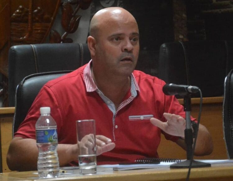 El ya ex primer secretario del Partido Comunista de Cuba en la provincia de Villa Clara, Osnay Colina Rodríguez. Foto: CMHW / Archivo.