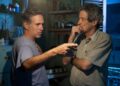 Wood junto a Fernando Pérez durante la filmación de Últimos días en La Habana. Foto: Patricio Wood Pujols/Facebook.
