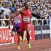 Reynier Mena gana los 200 metros en la Liga de Diamante de Estocolmo, Suecia. Foto: Jonas Ekstromer/EFE/EPA.