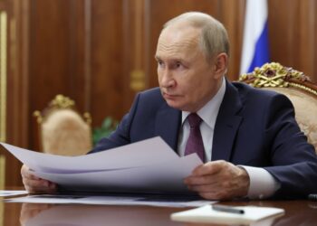 Putin en el Kremlin, este 16 de junio. Foto: GAVRIIL GRIGOROV/SPUTNIK/EFE/EPA.