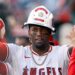 El cubano Jorge Soler después de conectar un jornón con los Angelinos. Foto: www.mlb.com