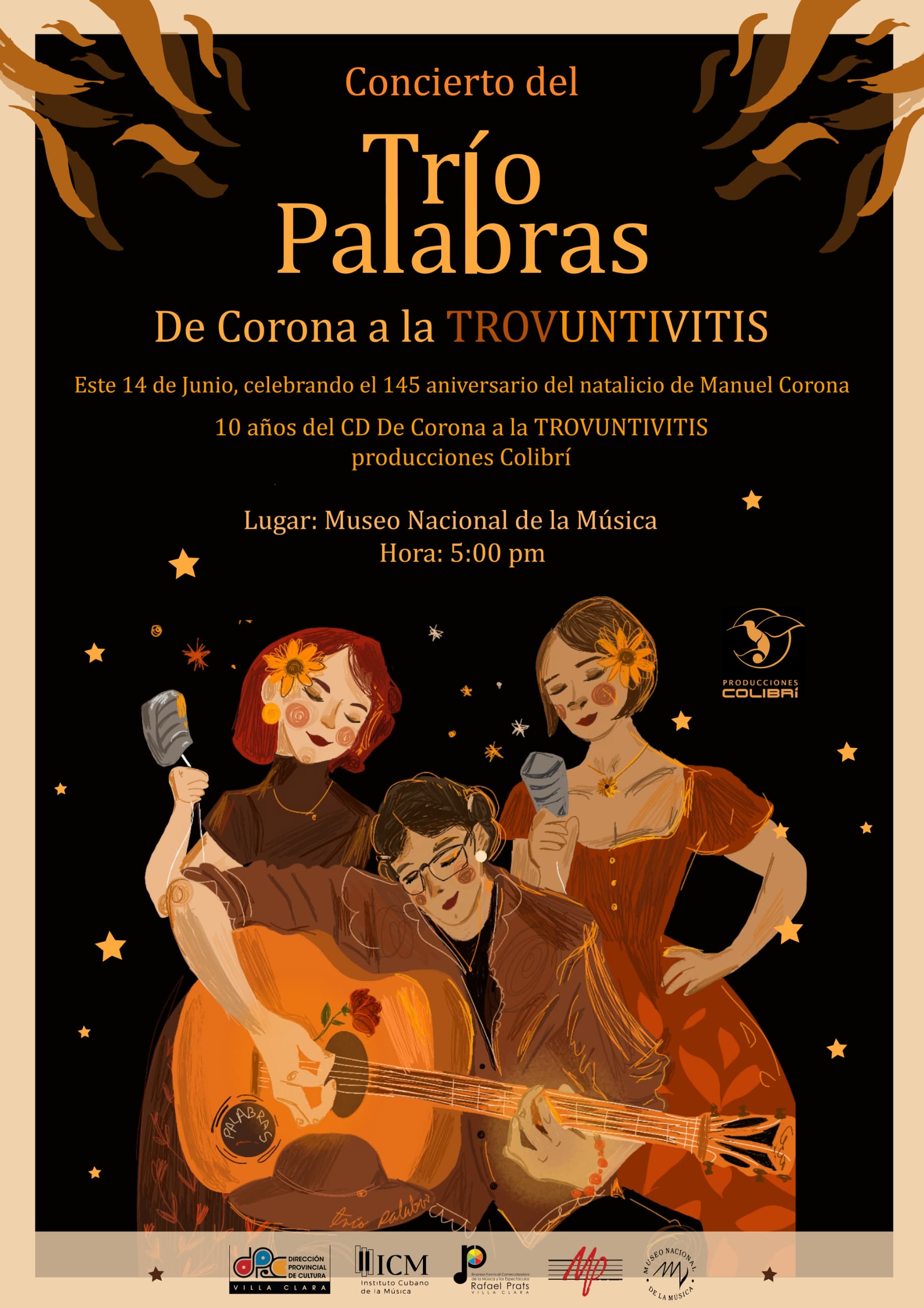trío palabras